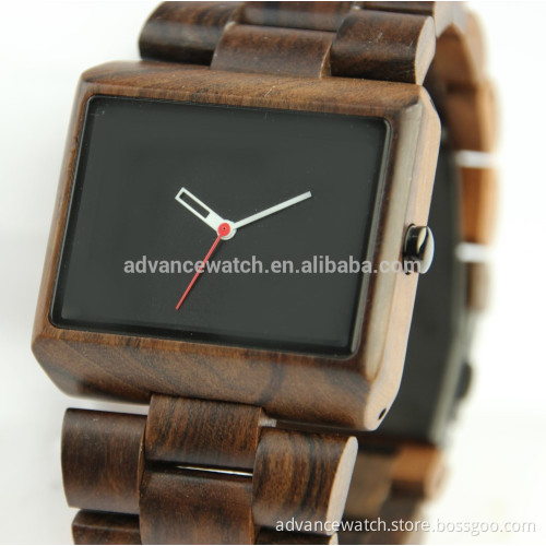 2017 father's day Custom logo men wood watch